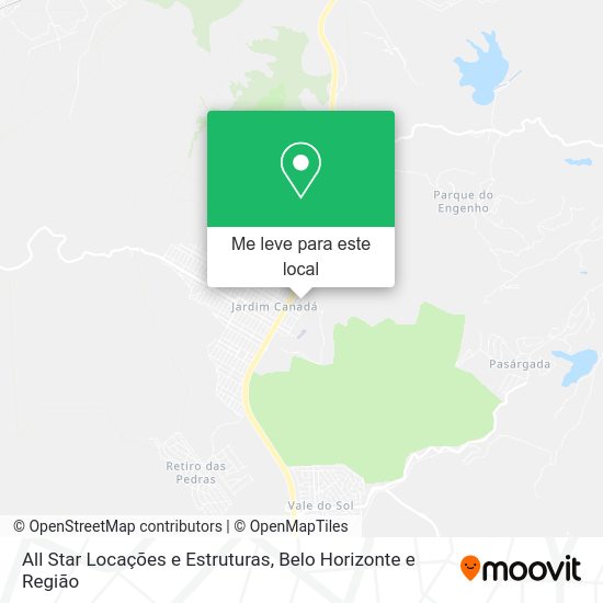 All Star Locações e Estruturas mapa