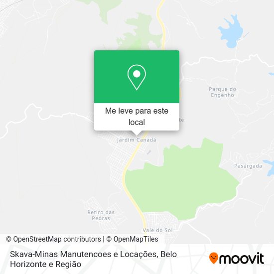 Skava-Minas Manutencoes e Locações mapa