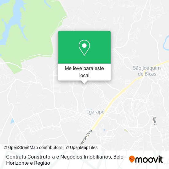 Contrata Construtora e Negócios Imobiliarios mapa