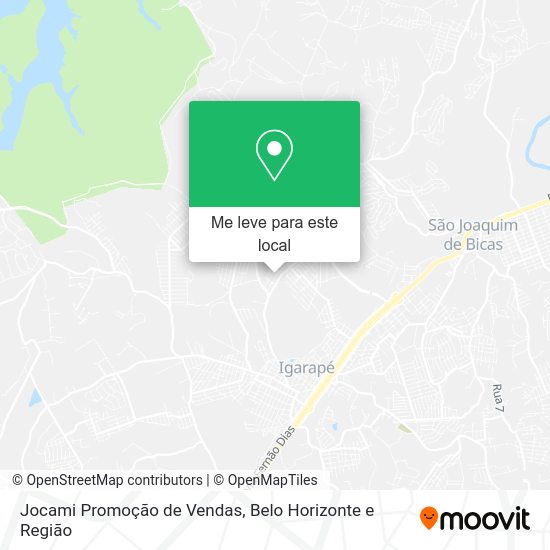 Jocami Promoção de Vendas mapa