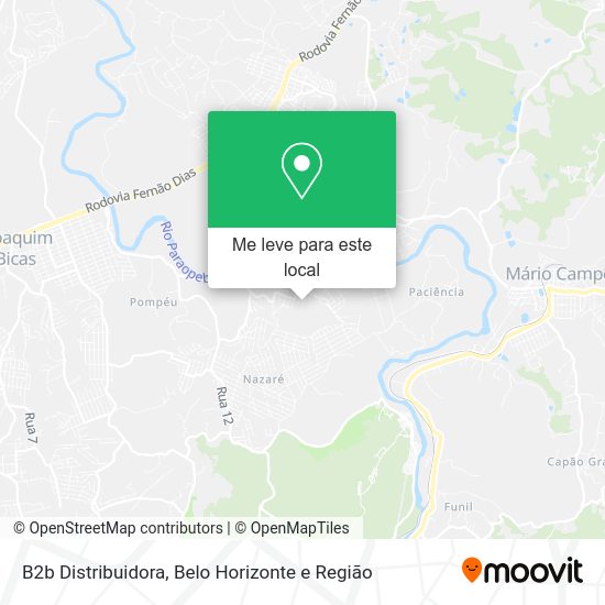 B2b Distribuidora mapa