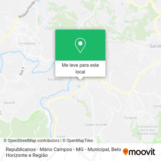 Republicanos - Mário Campos - MG - Municipal mapa