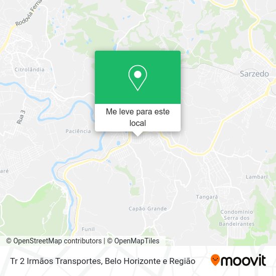 Tr 2 Irmãos Transportes mapa