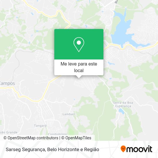 Sarseg Segurança mapa