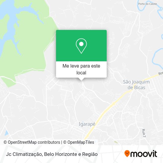 Jc Climatização mapa