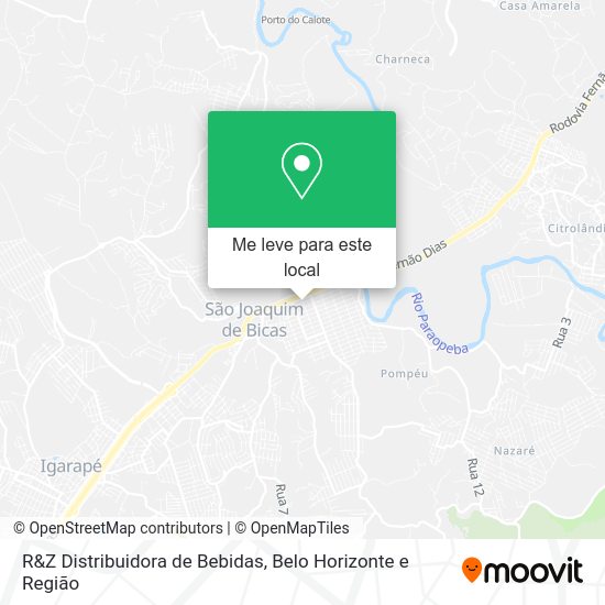 R&Z Distribuidora de Bebidas mapa