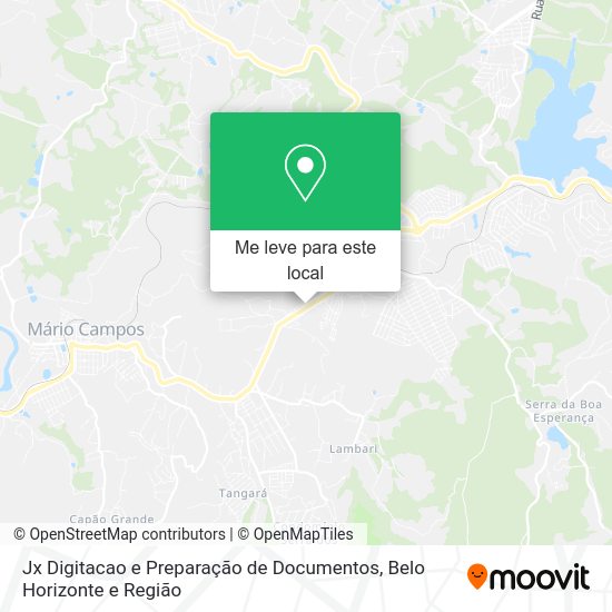 Jx Digitacao e Preparação de Documentos mapa