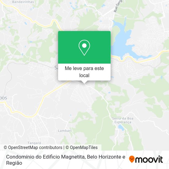 Condomínio do Edificio Magnetita mapa
