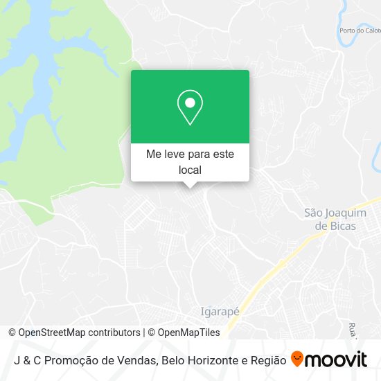 J & C Promoção de Vendas mapa