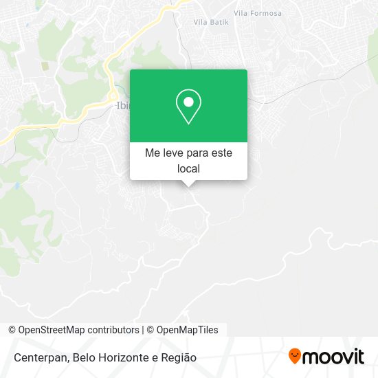 Centerpan mapa