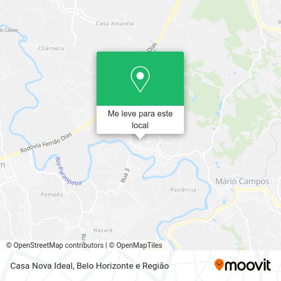 Casa Nova Ideal mapa