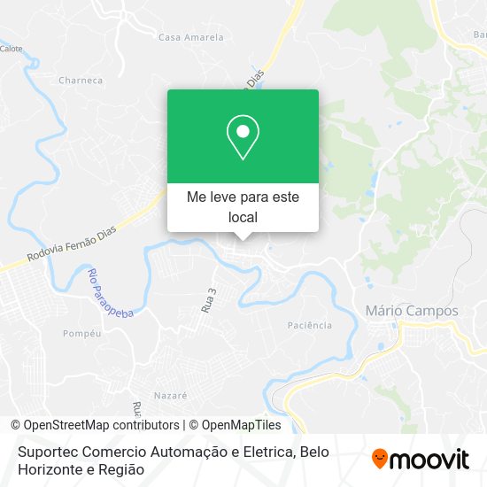 Suportec Comercio Automação e Eletrica mapa