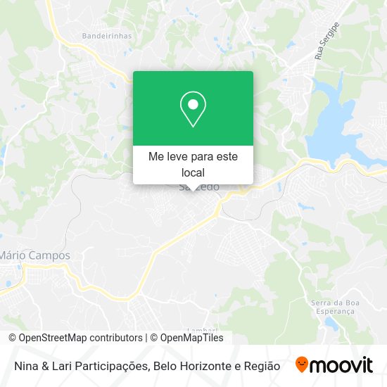 Nina & Lari Participações mapa