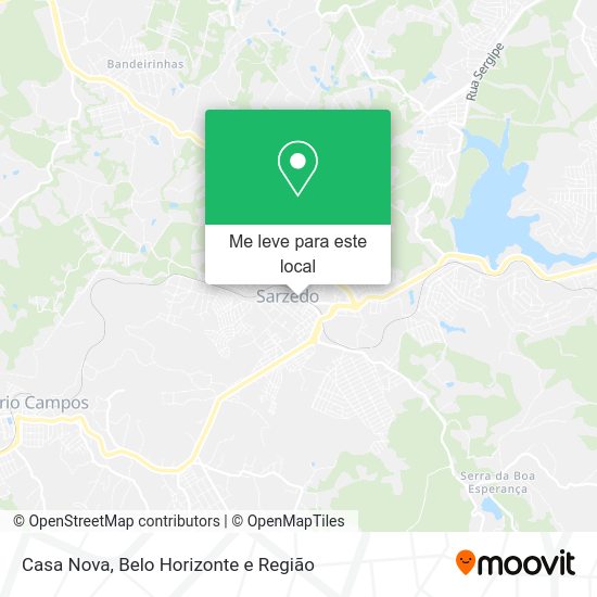 Casa Nova mapa