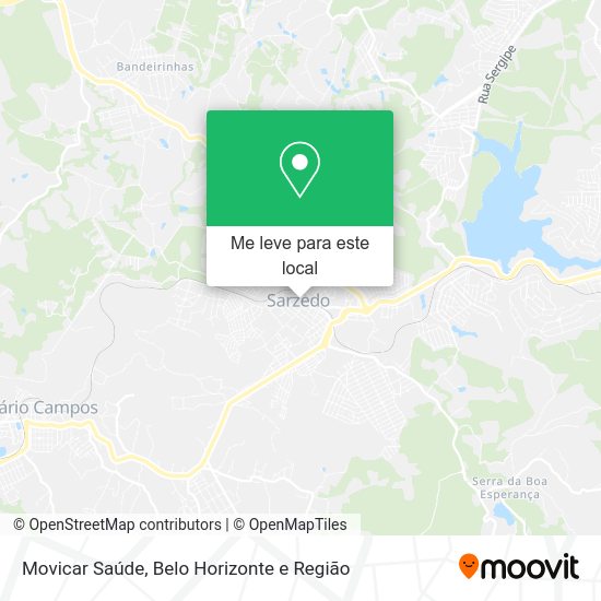 Movicar Saúde mapa
