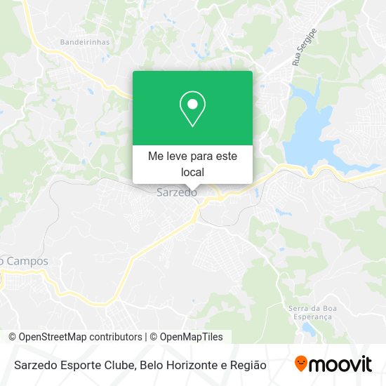 Sarzedo Esporte Clube mapa