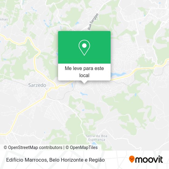 Edifício Marrocos mapa