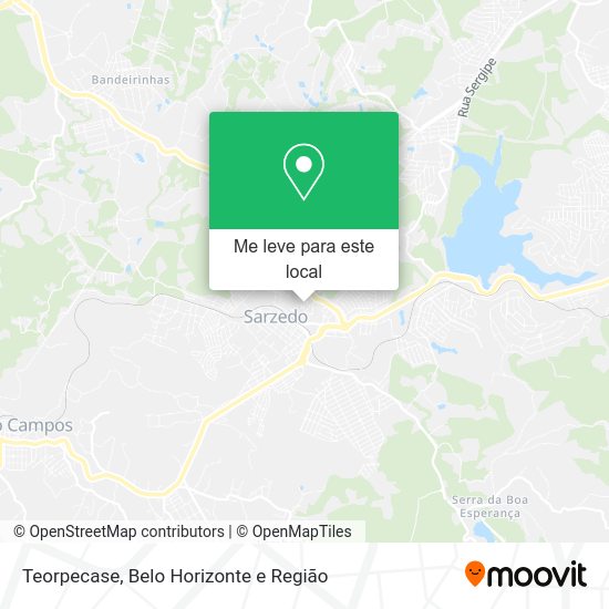 Teorpecase mapa