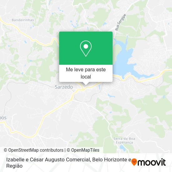 Izabelle e César Augusto Comercial mapa