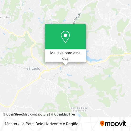Masterville Pets mapa