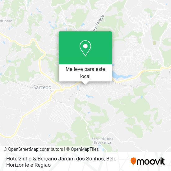 Hotelzinho & Berçário Jardim dos Sonhos mapa