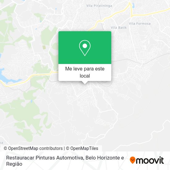 Restauracar Pinturas Automotiva mapa