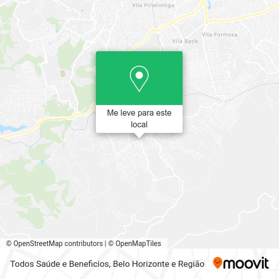 Todos Saúde e Beneficios mapa