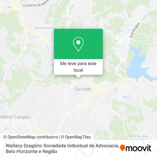 Wallacy Gregório Sociedade Individual de Advocacia mapa