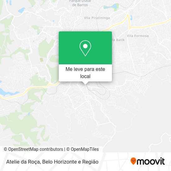 Atelie da Roça mapa