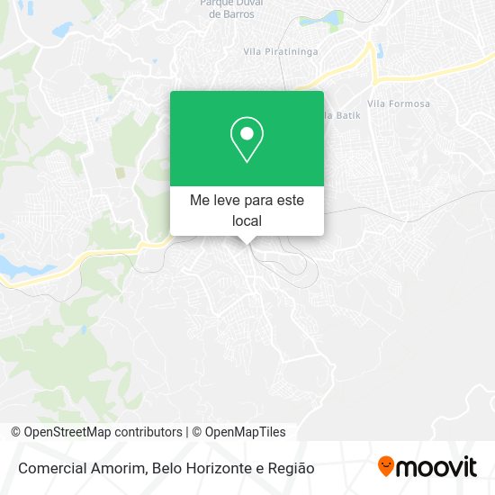 Comercial Amorim mapa