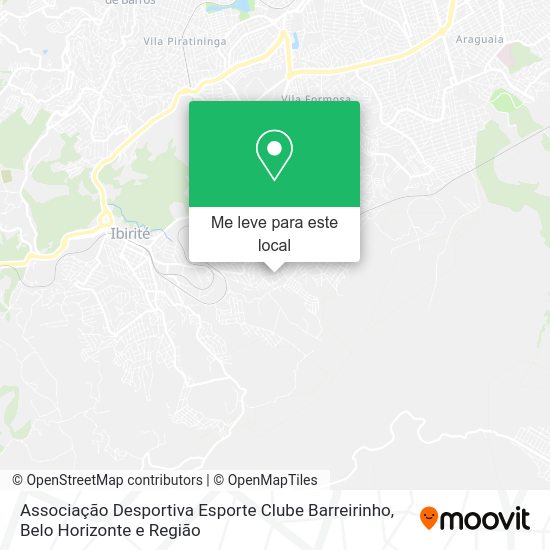 Associação Desportiva Esporte Clube Barreirinho mapa