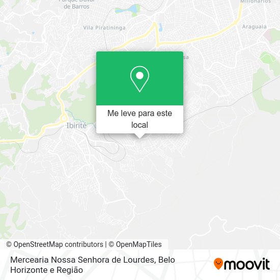 Mercearia Nossa Senhora de Lourdes mapa