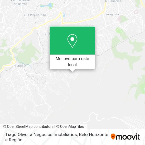 Tiago Oliveira Negócios Imobiliarios mapa