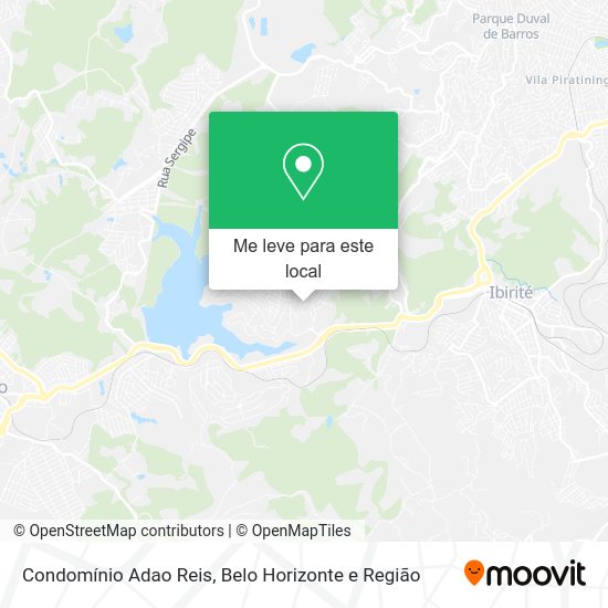 Condomínio Adao Reis mapa