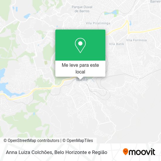 Anna Luiza Colchões mapa