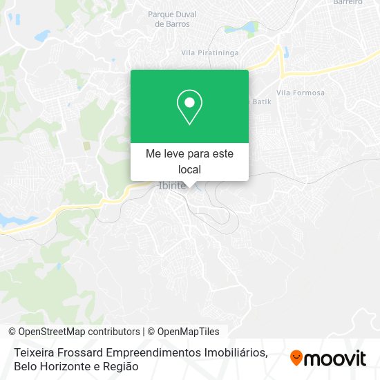 Teixeira Frossard Empreendimentos Imobiliários mapa