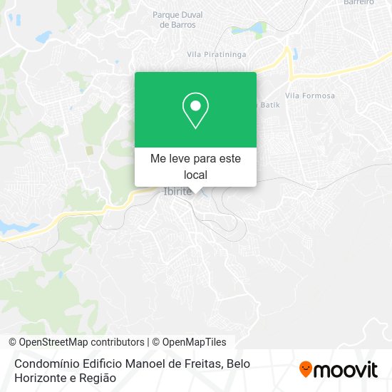 Condomínio Edificio Manoel de Freitas mapa