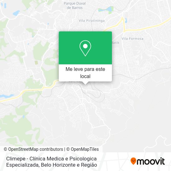 Climepe - Clínica Medica e Psicologica Especializada mapa