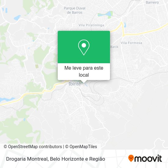 Drogaria Montreal mapa