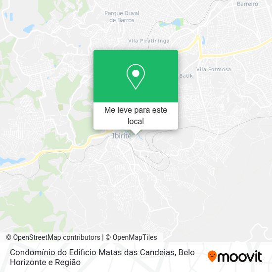 Condomínio do Edificio Matas das Candeias mapa