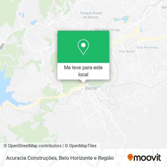 Acuracia Construções mapa