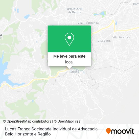 Lucas Franca Sociedade Individual de Advocacia mapa