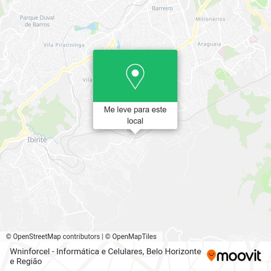 Wninforcel - Informática e Celulares mapa