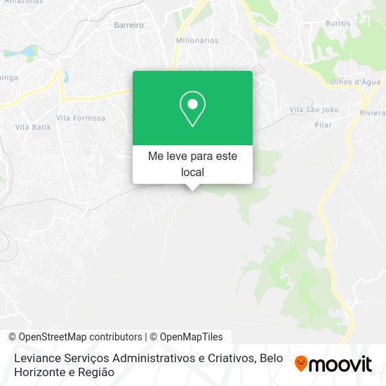 Leviance Serviços Administrativos e Criativos mapa