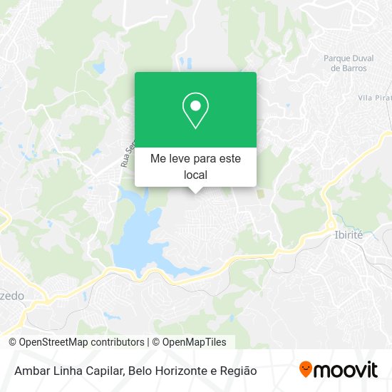 Ambar Linha Capilar mapa