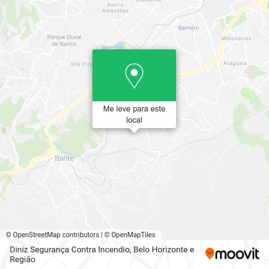 Diniz Segurança Contra Incendio mapa