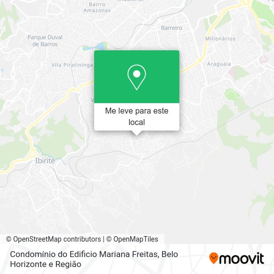 Condomínio do Edificio Mariana Freitas mapa