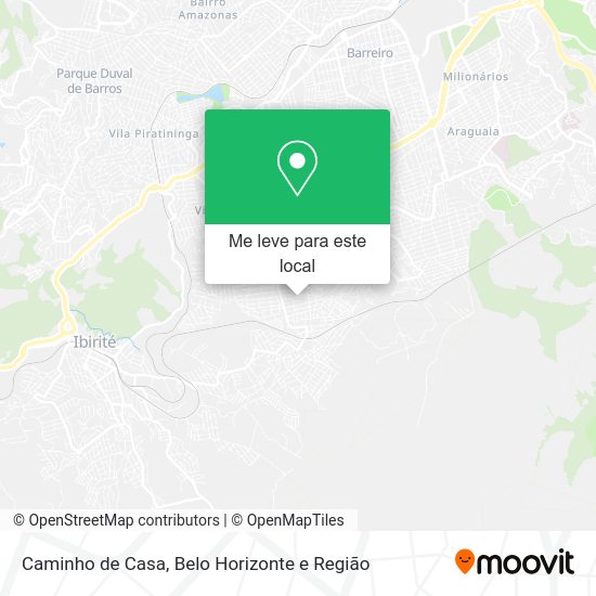 Caminho de Casa mapa