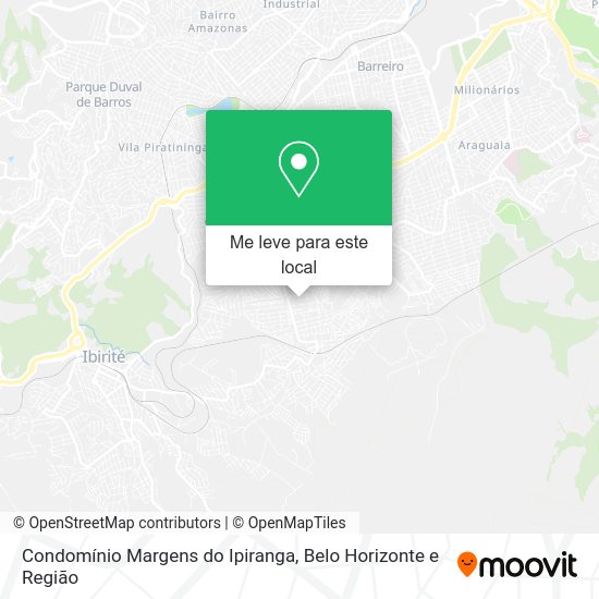 Condomínio Margens do Ipiranga mapa