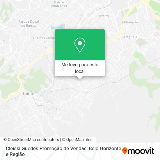 Cleissi Guedes Promoção de Vendas mapa